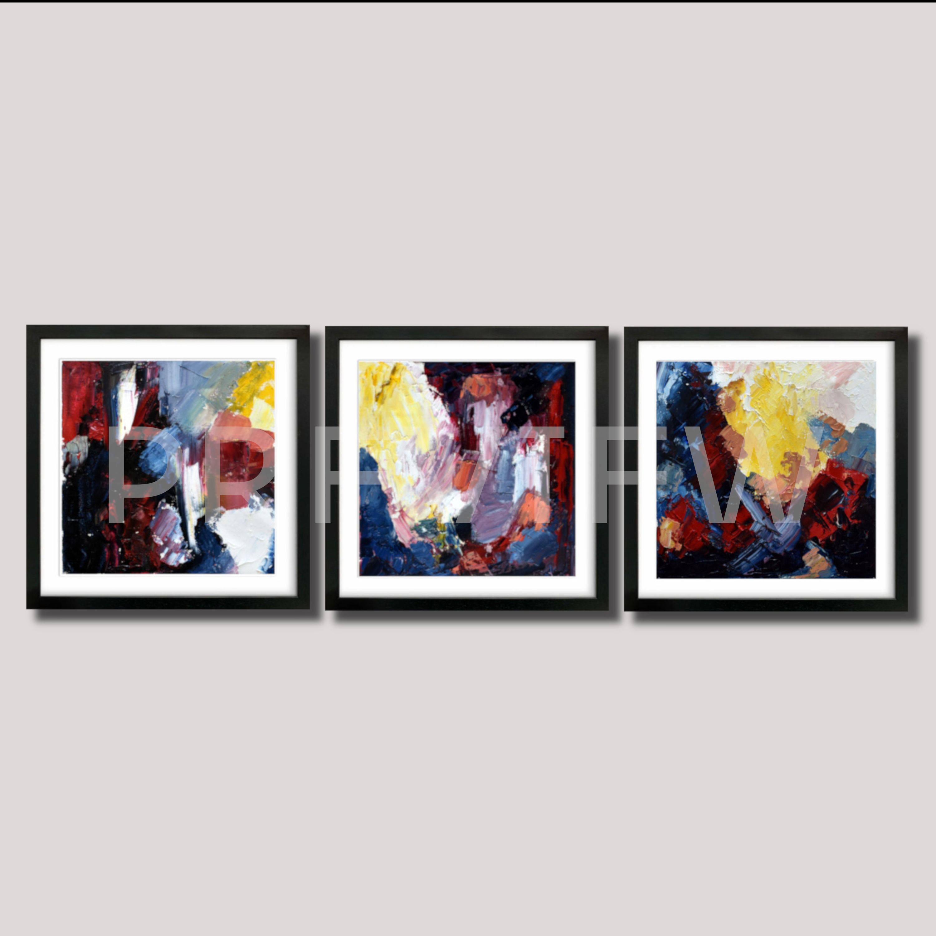 Close-up view of End Of The Tunnel (Set of 3)